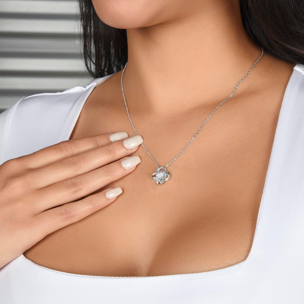 First ShineOn Recovery Knot Necklace