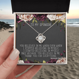 First ShineOn Recovery Knot Necklace