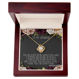 First ShineOn Recovery Knot Necklace