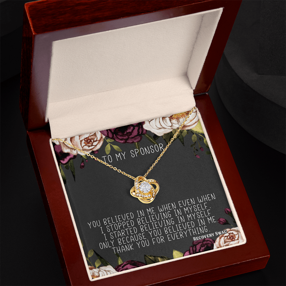 First ShineOn Recovery Knot Necklace