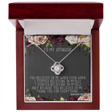 First ShineOn Recovery Knot Necklace