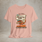 Bill & Bob’s Morning Coffee Hour recovery T-shirt featured design