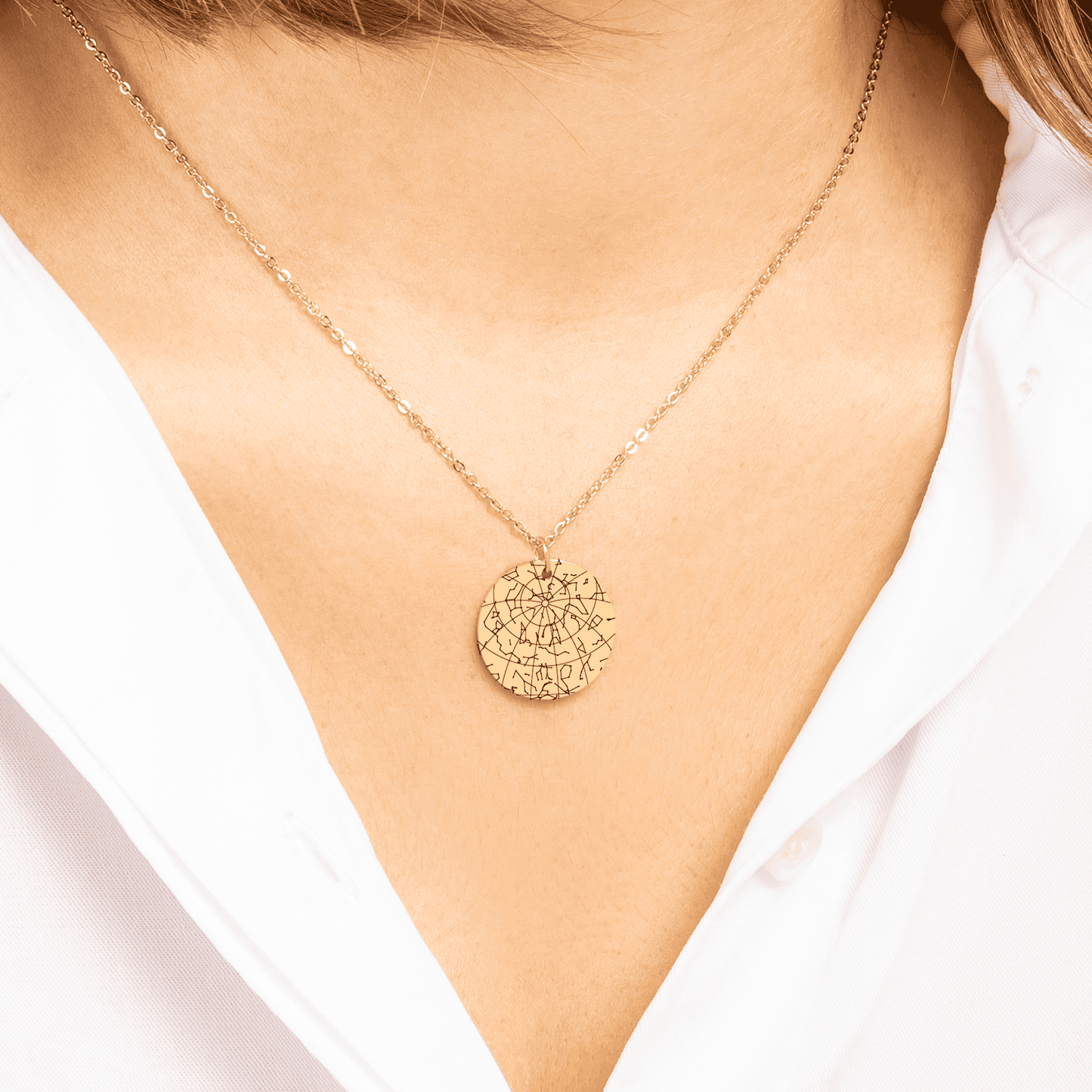 Custom Star Map Recovery Necklace — The Day You Chose Sobriety