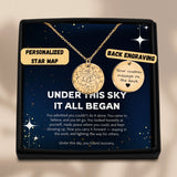 Star Map Recovery Necklace — Under This Sky It All Began
