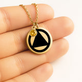 AA Sobriety Coin Necklace — Milestone Month Collection™