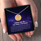 Custom Star Map Recovery Necklace — The Day You Chose Sobriety