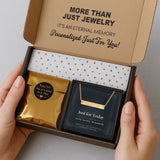 Just for Today Morse Code Bar Necklace – Personalized
