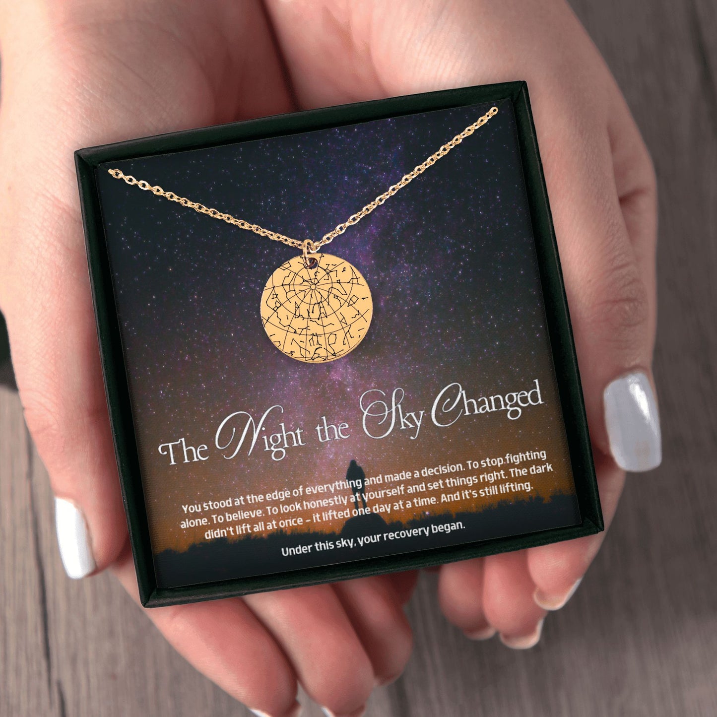 Star Map Recovery Necklace — The Night the Sky Changed