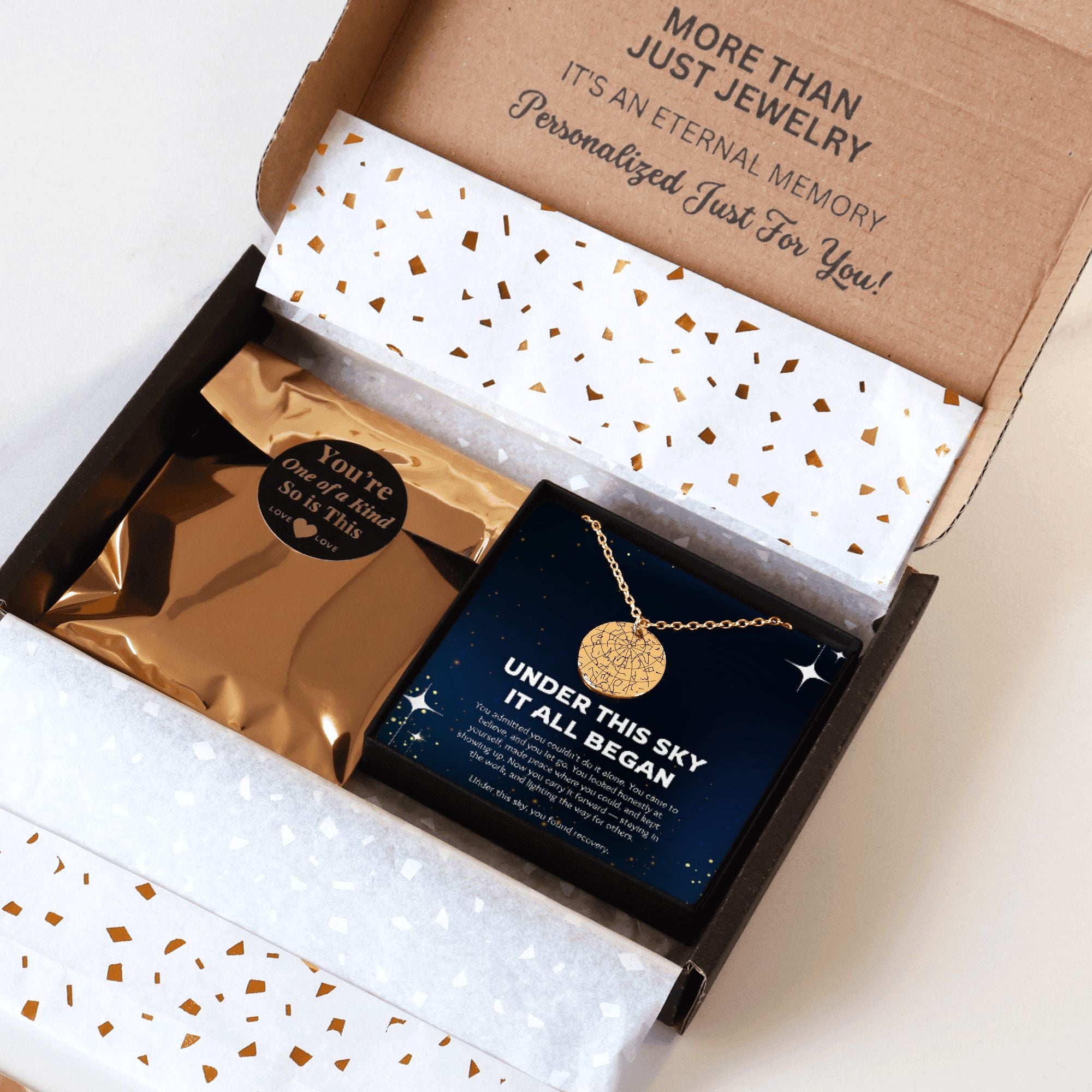 Star Map Recovery Necklace — Under This Sky It All Began