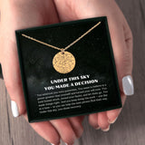 Custom Star Map Recovery Necklace — The Day You Chose Sobriety