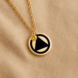 AA Sobriety Coin Necklace — Milestone Month Collection™