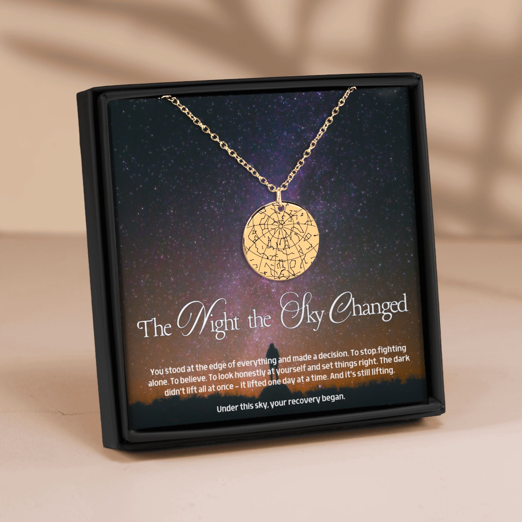 Star Map Recovery Necklace — The Night the Sky Changed
