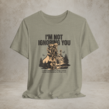 I'm Not Ignoring You recovery T-shirt featured design