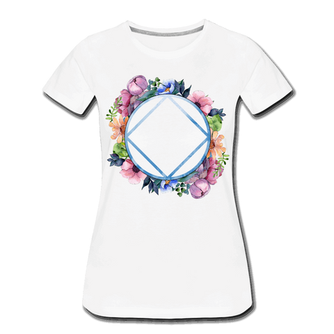 NA Floral Premium T-Shirt - white