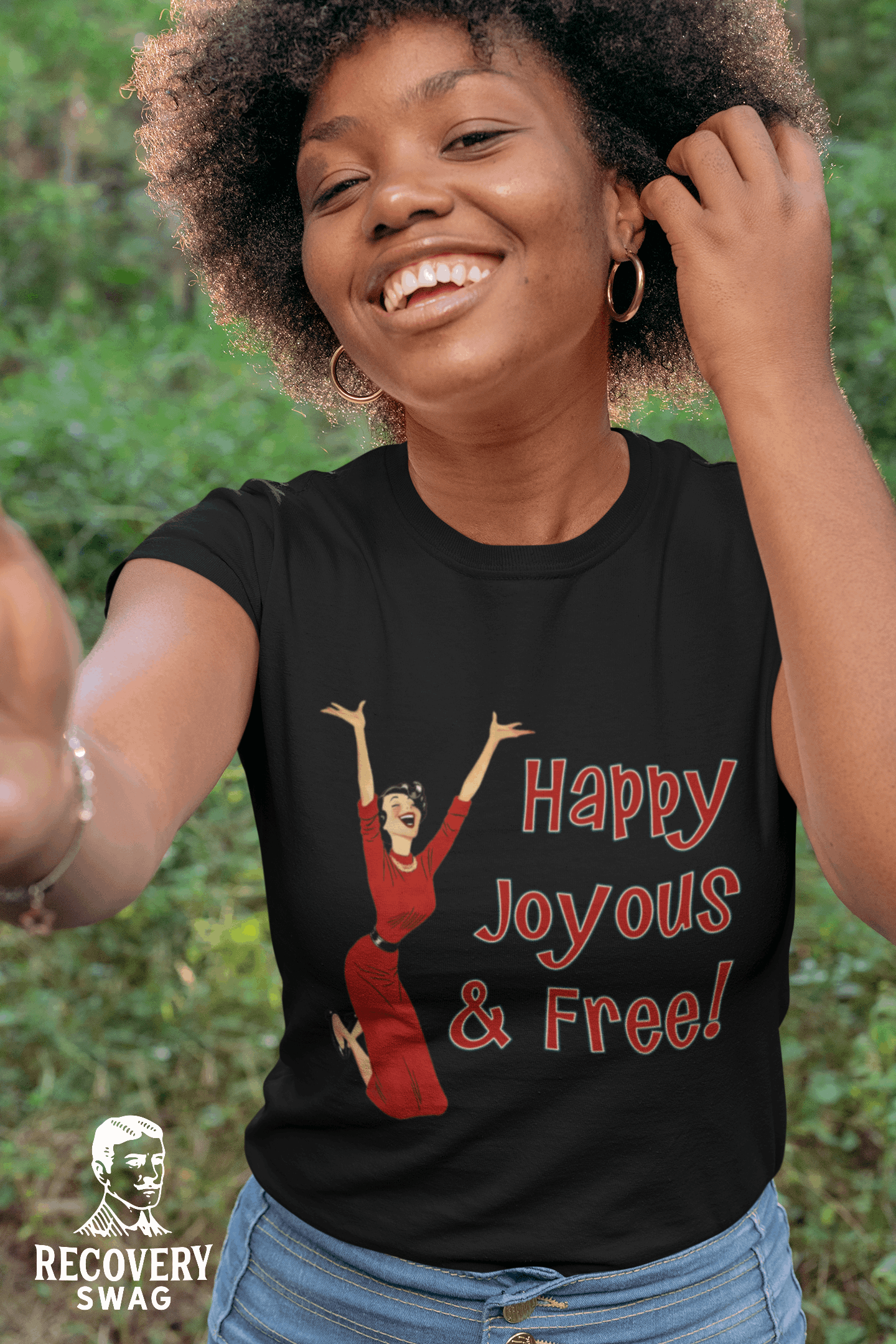 Happy Joyous & Free - Premium T-Shirt