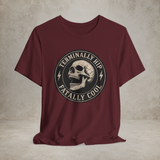 Terminally Hip Fatally Cool recovery T-shirt featured design