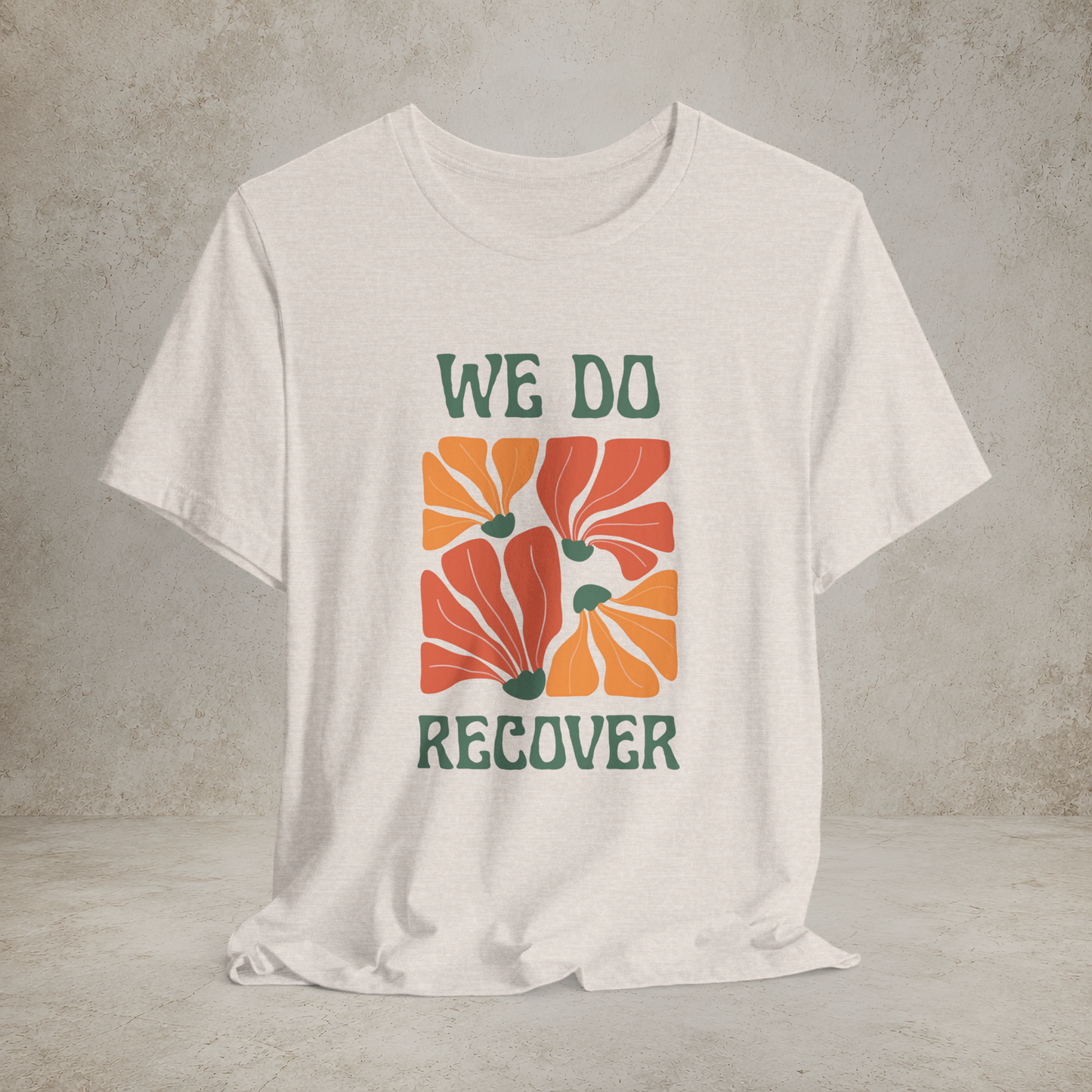 Retro We Do Recover recovery T-shirt featured product image