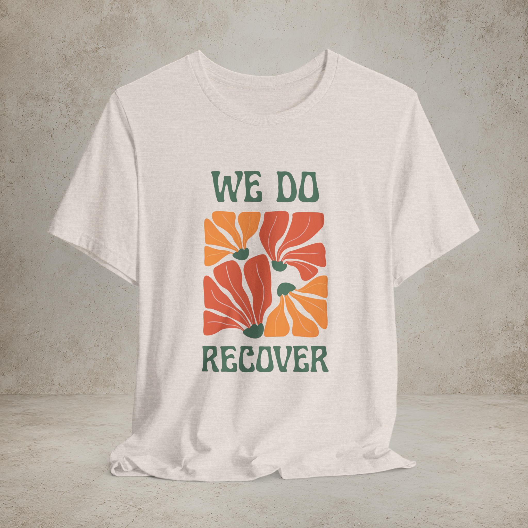 Retro We Do Recover recovery T-shirt featured product image