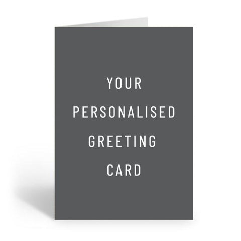 First Personalised Greeting Card