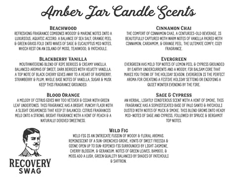 Sober & Badass Amber Jar Candle