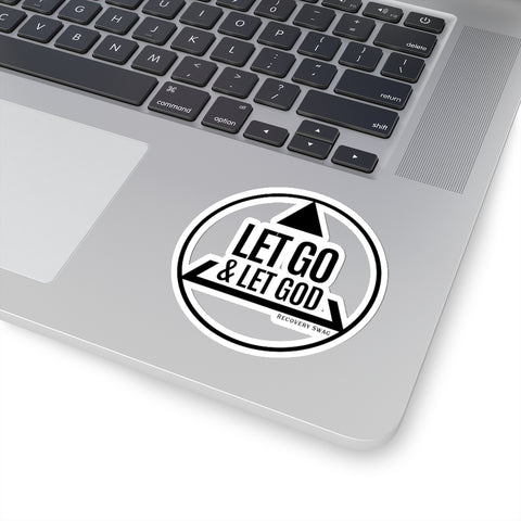 Let Go & Let God Sticker