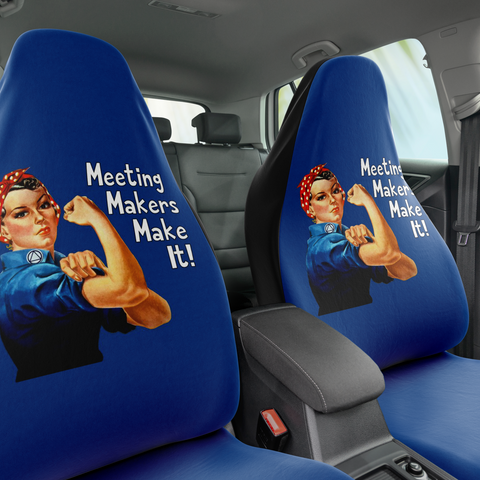 Rosie Meeting Makers Make It Car Seat Covers (Set of 2)