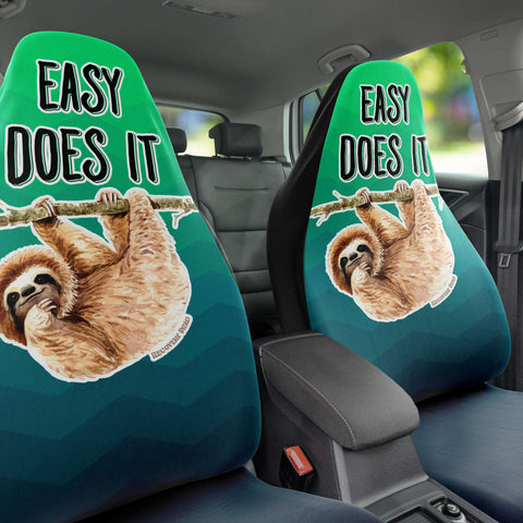 Sloth - Easy Does It Car Seat Covers (Set of 2)