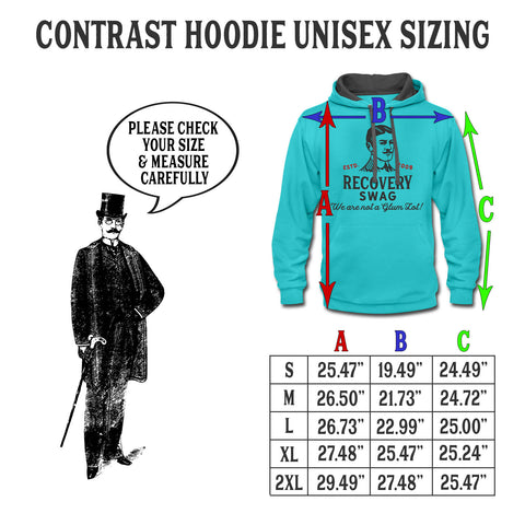 Resentment List Contrast Hoodie