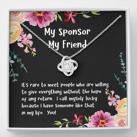 My Sponsor, My Friend Necklace