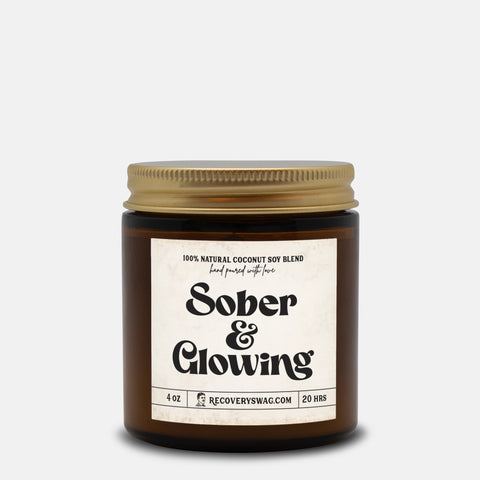 Sober & Glowing Amber Jar Candle