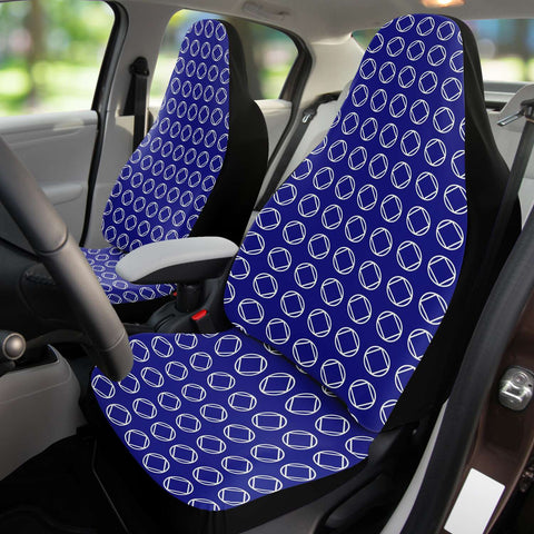 NA Logo Print Car Seat Covers (Set of 2)