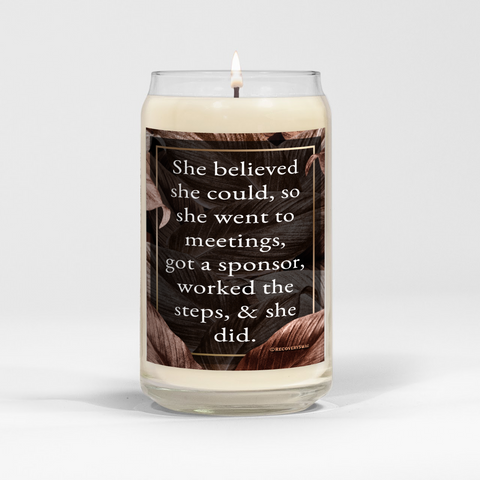 She Believed She Could So She Did - 13oz Candle