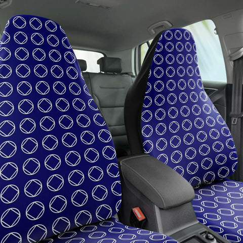 NA Logo Print Car Seat Covers (Set of 2)