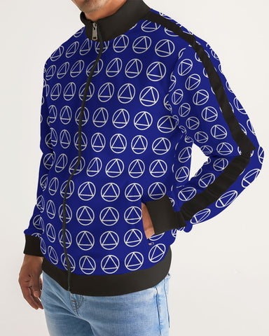 AA Logo - Men's Stripe-Sleeve Track Jacket