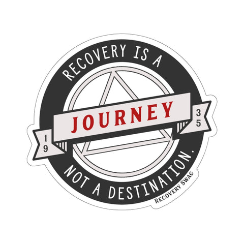 Recovery Is A Journey Sticker