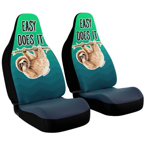 Sloth - Easy Does It Car Seat Covers (Set of 2)